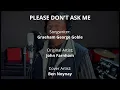 Download Lagu PLEASE DON'T ASK ME - by John Farnham (Cover by Ben Noynay)
