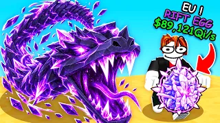 🔥 TERCEIRA VEZ NO ADMIN ABUSE DO ROUBE UM OVO COM ROBUX INFINITO ATIVADO NO ROBLOX 🤑 *PORTAL*