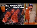 The SECRET RED MARINADE Recipe for CARNE ASADA used by Mexican Meat Markets Restaurants