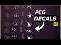 How to Use PCG DECALS in Unreal Engine