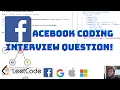 FACEBOOK Coding Question - Binary Tree Vertical Order Traversal LeetCode