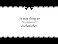 Download Lagu beabadoobee the way things go unreleased lyrics