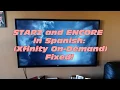 Fix Comcast XFinity - On Demand Starz and Encore Stuck in Spanish