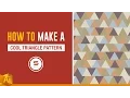COOL TRIANGLE PATTERN IN ADOBE ILLUSTRATOR -