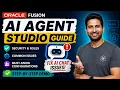 Oracle Fusion AI Agent Studio Setup Guide Common Issues Must-Know Configurations By Siva Koya