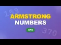 L5 Armstrong Numbers GeeksforGeeks Know Basic Maths
