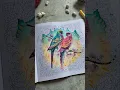 Painting with Acrylic Markers in a Coloring Book
