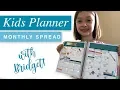 Plan With Bridget EC Kids Planner Monthly Spread