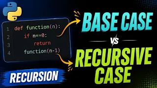02 Recursion Explained Base Case vs Recursive Case Python Tutorial