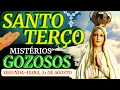 Download Lagu Santo Terço da Virgem Maria (Segunda) 21/08/2023🌹Mistérios GOZOSOS🌹 Terço Mariano - Terço de Fátima