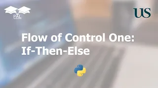 Flow of Control 1 If then Else - Python Crash Course