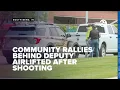 LaPorte County Sheriff Deputy airlifted to Memorial Hospital community rallies