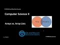CIS163 Arrays and ArrayLists