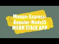 Angular Part6 How to create a Simple MEAN Stack Application