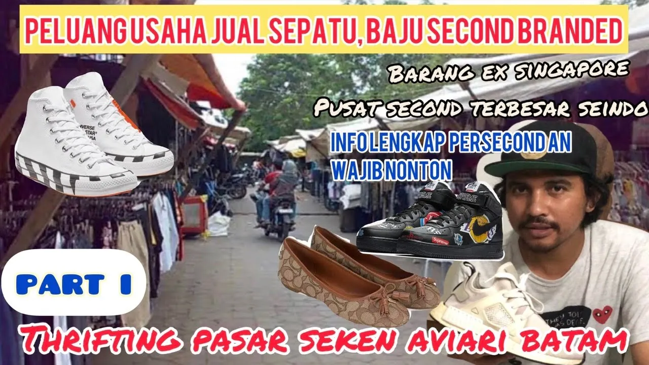 Murah !!! Pasar Seken Kota Batam (Pasar Aviari)