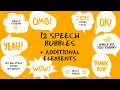 Funny Speech Bubbles After Effects Templates
