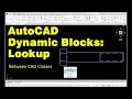 AutoCAD Dynamic Blocks Tutorial Adding the Lookup Action