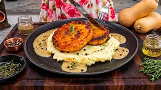Seit die Kürbis-Saison da ist, will niemand mehr Fleisch! Diese Steaks sind unglaublich!