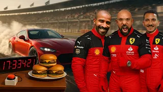 تحدي الاكل في سيارة دريفت Eating While Drifting 