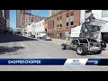 Giant shopping cart toured DSM delivering groceries
