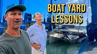 SHIPWRECKS, SABOTAGE, BOAT WORK & LIFE LESSONS IN TRINIDAD BOATYARD