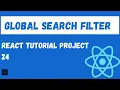 React Context API Search Filter Tutorial Implementing Global Search Feature Tutorial