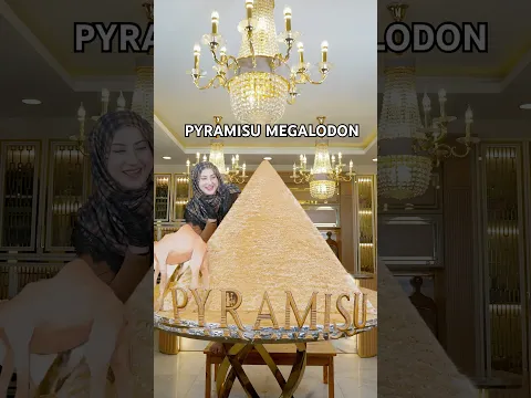 TASYI BIKIN TIRAMISU PIRAMIDA MEGALODON TERBESAR DI DUNIA ! 😱 #viralfood #megalodon #food #viral