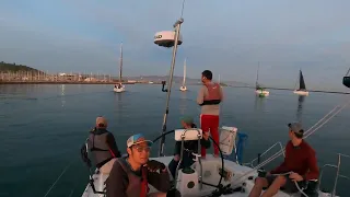 Sometimes you have to go backwards to fill the sails #motivation #ourladydefiant #yachtracing