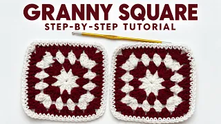 Crochet Granny Square Tutorial #accrochets
