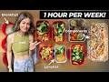 Build The Perfect Vegan Meal Plan To Lose Fat 1 HOUR A WEEK