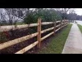 Split Rail installation