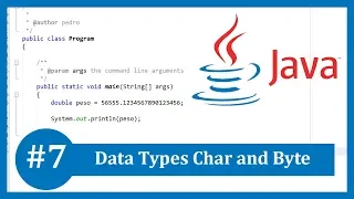 Learn Java Tutorial - Data Types Char and Byte