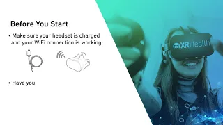 XRHealth Tutorial How to Login Navigate VRHealth Portal Oculus Quest