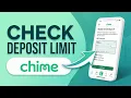 How To Check Your Mobile Deposit Limit On Chime - 2026 Guide
