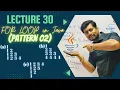 Lecture 30 FOR LOOP PATTERN 02 in Java in Hindi NUMBER PATTERN ICSE ISC BTECH BCA