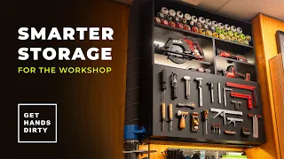 2 in 1 Tool Cabinet to Maximize Wall Space