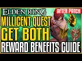 NEW Elden Ring Millicent Quest Millicent Prosthesis Rotten Winged Sword Insignia Talisman Location