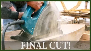Acorn to Arabella – Journey of a Wooden Boat – Episode 35: Final Cut of the Keel Timber