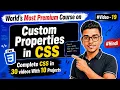 CSS Custom Properties Variables Explained in CSS 19