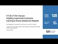 A Tale of Two Classes Adapting Supervised Contrastive Learning to Binary Imbalanced Datasets