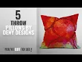 Top 10 Deny Designs Throw Pillows 2018 Deny Designs Sophia Buddenhagen Bright Red Circles Throw