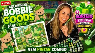💚🎨 COLORINDO BOBBIE GOODS SÓ DE VERDE! 💚 + 🎁 SORTEIO EXCLUSIVO PARA OS MEMBROS! 😍✨