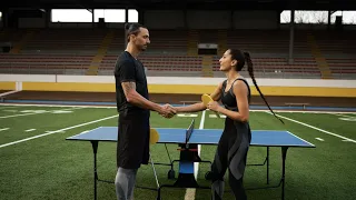 Nadia Nadim x H M Move Game on Zlatan Ibrahimovic