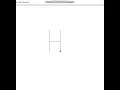 Python Turtle - Draw letter H