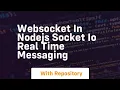 websocket in nodejs socket io real time messaging