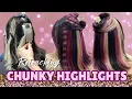 Ep 53 Retouching Chunky Highlights - Clean Lift Burgundy Blonde Blend
