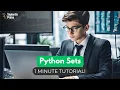 Python Sets Simplified Boost Your Coding with Powerful Data Structures
