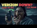 Verizon DOWN SOS Mode Explained How to Fix Check Outage Map