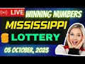 Mississippi Evening Lottery Results Oct 05 2023 - Cash 3