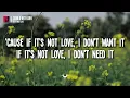 ZERB & Rita Ora - If It's Not Love (Lyrics)